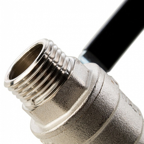 Кран шаровый полн. прох. 1/2" Н/Н ручка, STOUT, фото фото 5