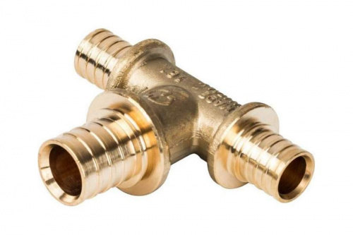 STOUT Тройник редукционный 16x20x16 аксиальный SFA-0014-162016, фото