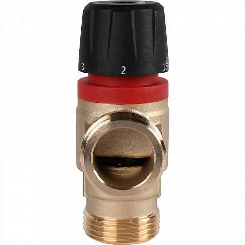 Термостатический смесительный клапан Rommer для отопления и ГВС 1" НР 35-60°С KV 1,6 (бок. смешив), фото фото 3