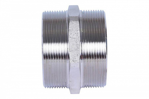 STOUT Ниппель Н/Н 2 1/2" никелированный SFT-0004-212212, фото фото 2