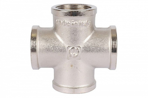 STOUT Крестовина В/В/В/В 3/4" никелированная SFT-0031-000034, фото фото 2