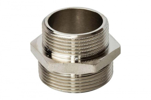 STOUT Ниппель переходной 1 1/2"х1 1/4" никелированный SFT-0004-112114, фото