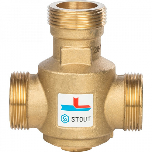 Термостатический смесительный клапан Stout  G 1 1/4 НР 70°С KV 9, фото фото 3