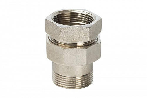 STOUT Американка прямая В/Н 1 1/2" (кольцо), никелированная SFT-0041-000112, фото фото 2