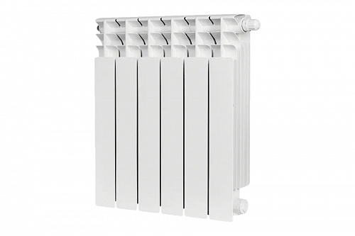 Радиатор биметаллический Stout TITAN 500 7 секций нижнее правое подключение, фото фото 2