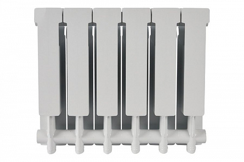 Радиатор биметаллический Stout Alpha BM 350 6 секций боковое подключение, фото фото 2