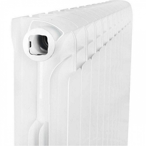 Радиатор алюминиевый Stout Bravo 500 12 секций нижнее правое подключение, фото фото 3