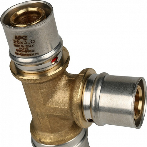 Пресс тройник редукционный Stout 32х26х26 для м/п труб SFP-0005-322626, фото фото 6