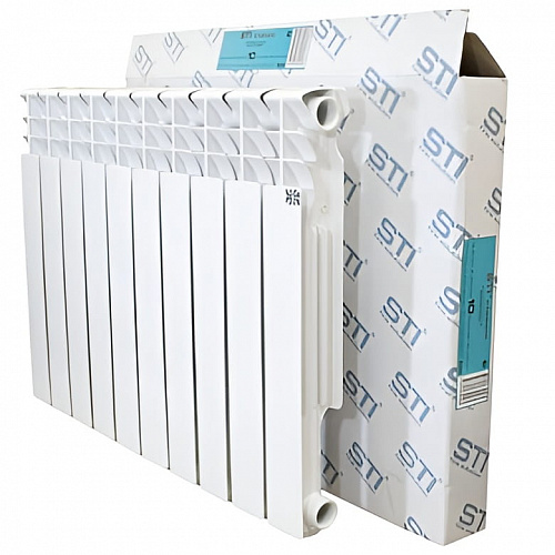 Радиатор алюминиевый STI Classic 500/80 10 секций, фото фото 2