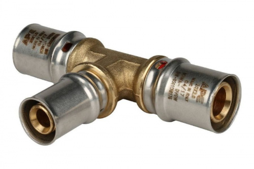 Пресс тройник редукционный Stout 20х16х20 для м/п труб SFP-0005-201620, фото