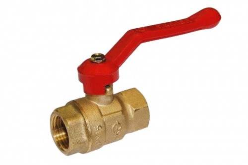 Кран шаровый КРЕПЫШ DN-15 В/В рычаг PN16 ГАЛЛОП, фото