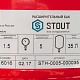 STOUT Расширительный бак для систем отопления 35 л с диафрагмой