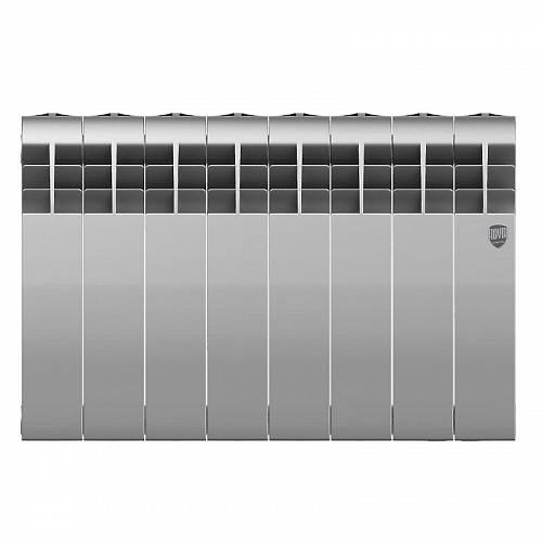 Радиатор биметаллический Royal Thermo Biliner 350 Silver Satin 8 секций, фото фото 2