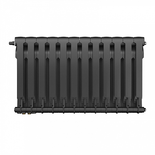 Радиатор биметаллический Royal Thermo Biliner 500 VDR Noir Sable 12 секций, фото фото 3