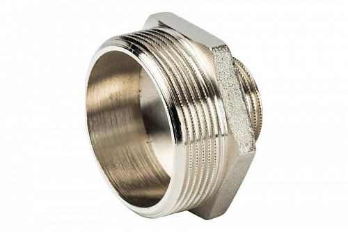 STOUT Ниппель переходной 2"х1" никелированный SFT-0004-000021, фото фото 3