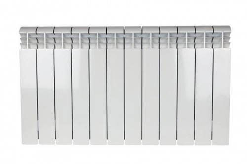 Радиатор биметаллический Stout Vega BM 500 12 секций боковое подключение, фото