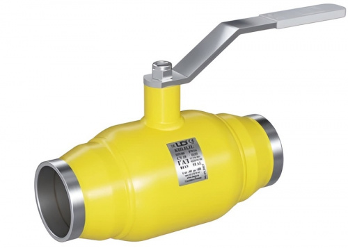 Кран шаровый LD под приварку для газа КШЦП ст. 20 Ду20, Ру4,0, полнопроходной, фото