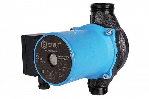 Насос циркуляционный STOUT 25/80-180 SPC-0010-2580180 фото 2
