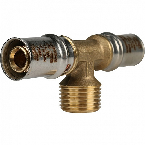 Пресс тройник  Stout НР 16х1/2х16 для м/п труб SFP-0008-161216, фото фото 2