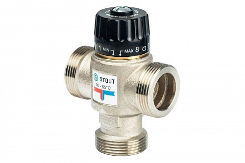 Термостатический смесительный клапан STOUT для систем отопления и ГВС 1 1/4" НР 30-65, фото фото 3