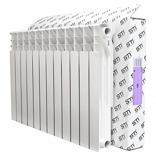 Радиатор биметаллический STI BM 500/100 12 секций, фото фото 2