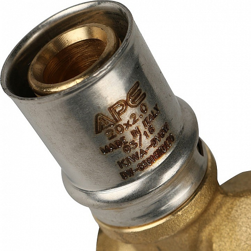 Пресс угольник с креплением короткий Stout 1/2"х20 для м/п труб SFP-0018-001220, фото фото 5