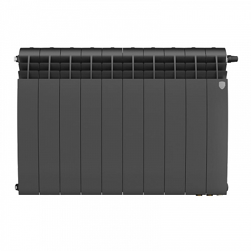 Радиатор биметаллический Royal Thermo Biliner 500 VDR Noir Sable 10 секций фото 2