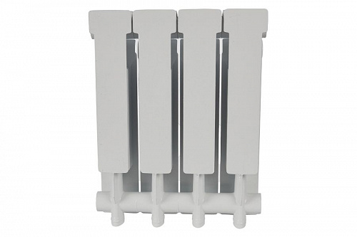 Радиатор биметаллический Stout Alpha BM 350 4 секции боковое подключение, фото фото 2