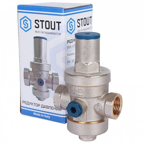 Редуктор давления Stout 1/2 PN25 с выходом под манометр SVS-1008-000015, фото фото 8