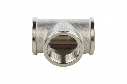 STOUT Тройник В/В/В 1" никелированный SFT-0020-000001, фото фото 2