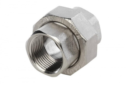 STOUT Американка прямая В/В 1" никелированная SFT-0034-000001, фото