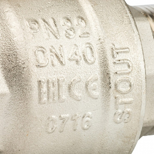 Кран шаровый полн. прох. 1 1/2" В/Н ручка, STOUT, фото фото 8