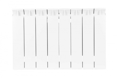 Радиатор биметаллический Stout Style 350 8 секций боковое подключение, фото