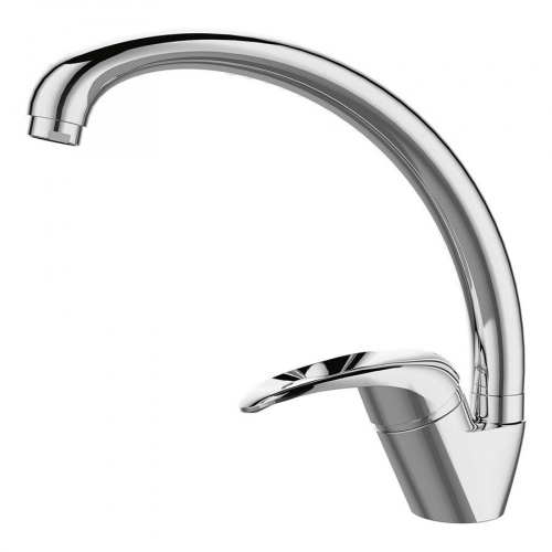 Смеситель DEVIDA серия ENZO для кухни, с боковой ручкой, на гайке, фото