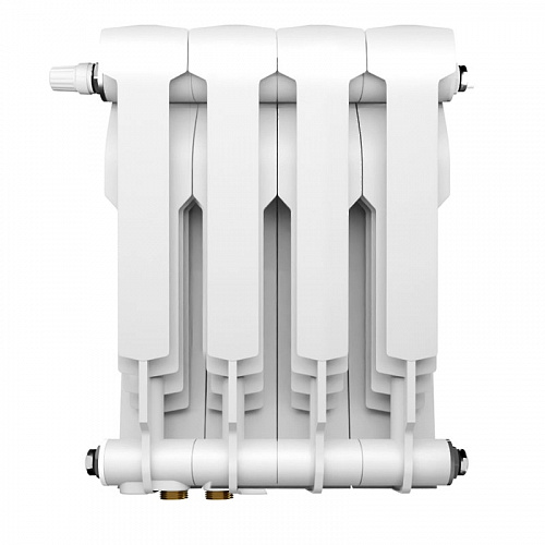 Радиатор биметаллический Royal Thermo Biliner 350 VDR Bianco Traffico 4 секции, фото фото 3