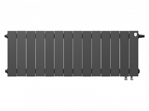 Радиатор биметаллический Royal Thermo PianoForte 300 VDR Noir Sable 14 секций, фото фото 4