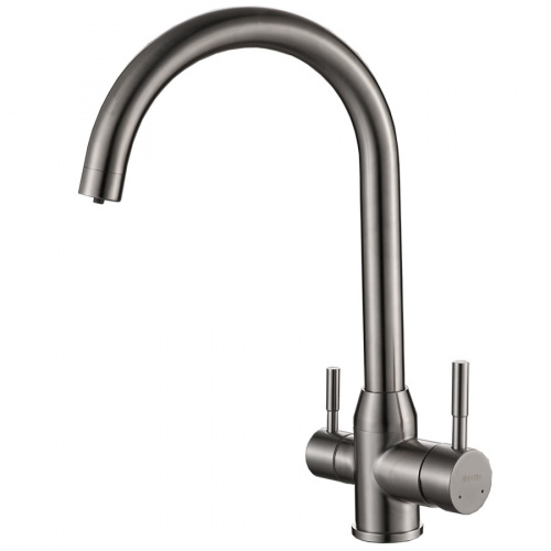 Смеситель DEVIDA для питьевой воды, матовый, на гайке, фото