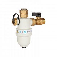 Фильтр-шламоотделитель Stout с магнитом для настенных котлов 3/4