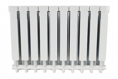 Радиатор алюминиевый Stout Alpha AL 500 10 секций боковое подключение, фото фото 2