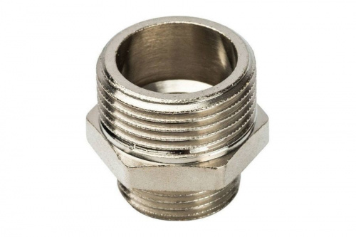 STOUT Ниппель переходной 1"х3/4" никелированный SFT-0004-000134, фото