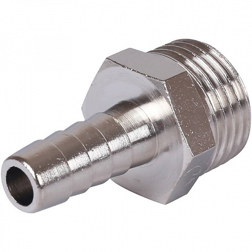 Штуцер Stout никелированный 1/2х10 НР SFT-0067-001210, фото фото 3