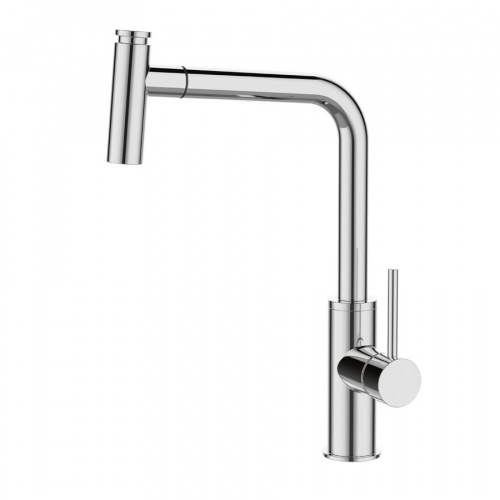 Смеситель DEVIDA для кухни, вытяжной, на гайке, фото