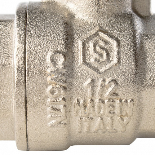 Кран шаровый полн. прох. 1/2" В/В бабочка, STOUT, фото фото 7