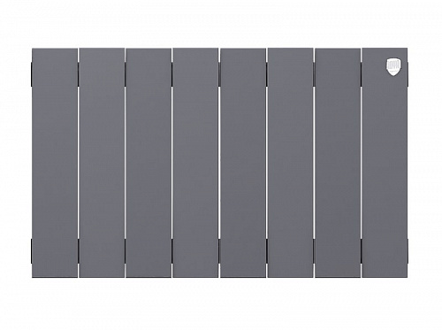 Радиатор биметаллический Royal Thermo PianoForte 300 Silver Satin 8 секций, фото фото 4