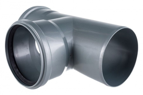 Тройник канализационный 110х110 87гр., фото