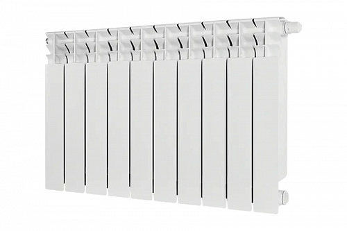 Радиатор биметаллический Stout TITAN 500 10 секций нижнее правое подключение, фото фото 2