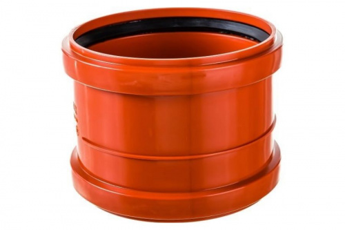 Муфта канализационная наружная ремонтная 110 Политэк, фото