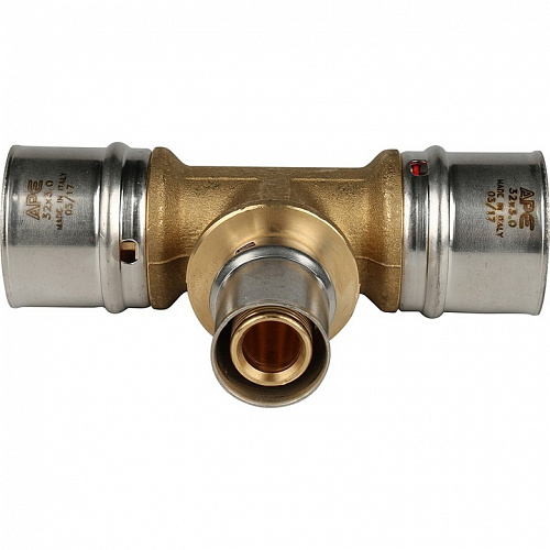 Пресс тройник редукционный Stout 32х20х32 для м/п труб SFP-0005-322032, фото фото 5