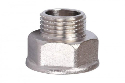 STOUT Переходник (под ключ) В/Н 3/4"х3/4" никелированный SFT-0073-003434, фото