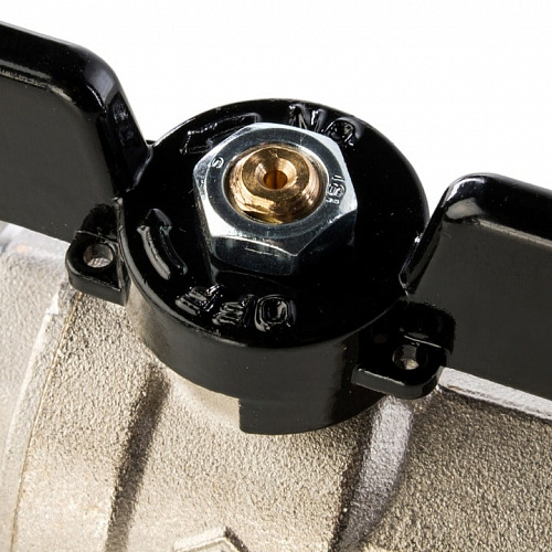 Кран шаровый полн. прох. 1" В/Н бабочка, STOUT, фото фото 5